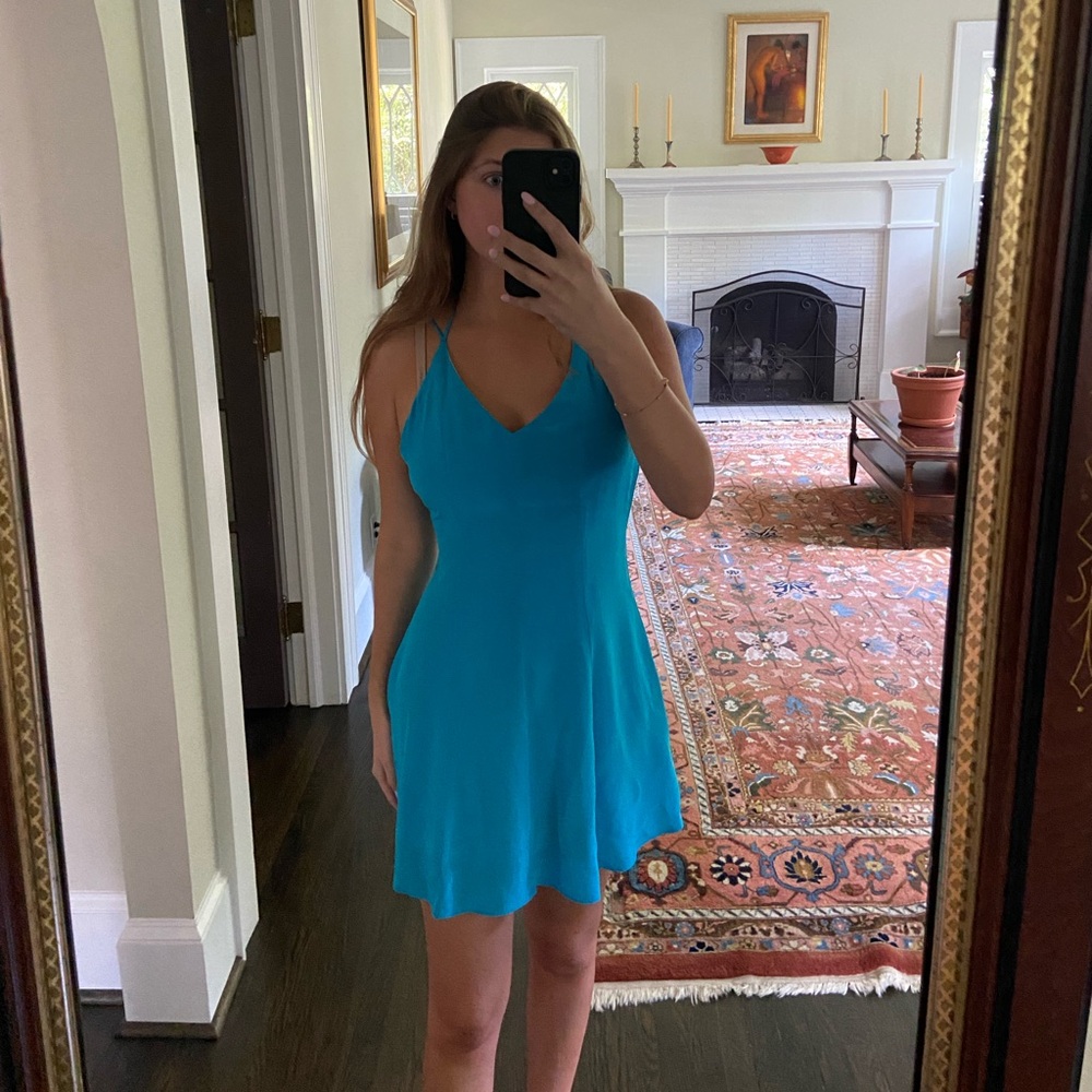 Blue dress